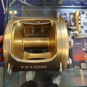 Nouveau moulinet de pêche <span class=keywords><strong>à</strong></span> la traîne tout métal usiné CNC 130W pour la pêche en haute mer, gros gibier, robuste, résistant <span class=keywords><strong>à</strong></span> l'eau salée - Product Image 1