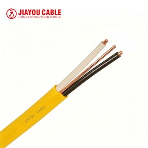 Câble électrique en <span class=keywords><strong>cuivre</strong></span> massif pour bâtiment, conducteur 2 ou 3 fils, 6, 8, 10, 12, <span class=keywords><strong>14</strong></span> AWG, PVC+Nylon, NM-B NMD90 300V 600V - Product Image 1