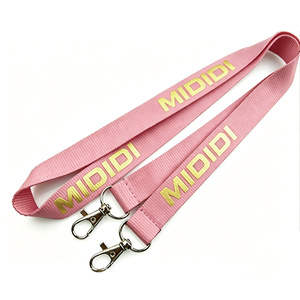 Lanière en polyester personnalisée avec logo sérigraphié Or Métallique Pantone 871C, pour moto et <span class=keywords><strong>porte</strong></span>-clés de voiture - Product Image 5