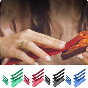 Bpa Free Silicone 3-in-1 gấp phẳng đo thìa đa chức năng đồ dùng nhà bếp và tiện ích Scoop dụng cụ đo lường - Product Image 4