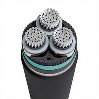 Câble d'alimentation en aluminium PrimePro IEC 60502 YJLV22 8.7/15KV 3 conducteurs 35-400mm2 isolé XLPE, blindé à la bande d'acier, résistant aux UV