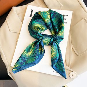 New Fashion <strong>Women's</strong> Stylish Square Neck <strong>Scarves</strong> 70cm <strong>Designer</strong> Custom Printed Luxury Brand Head Hair Ties <strong>Scarf</strong> - Product Image 4