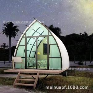 Meihua Outdoor Mobile Horse Carriage <b>Tent</b> 6-8 Person One Bedroom One Living Room Four Season Waterproof Oxford Cloth Extended - Product Image 1