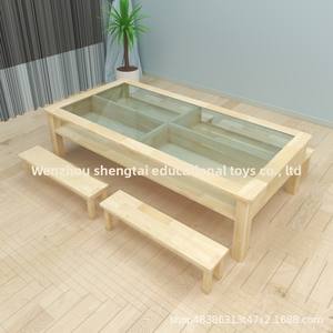 Ensemble de chaise <span class=keywords><strong>et</strong></span> de bureau multifonctionnel en <span class=keywords><strong>bois</strong></span> massif de style minimaliste moderne pour enfants, pour l'art <span class=keywords><strong>et</strong></span> les études - Product Image 2