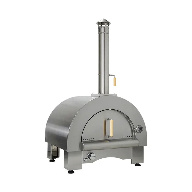 Hyxion Pizza Oven High-End Draagbare Home Duitsland Gas En Houten Tafel Pizza Oven
