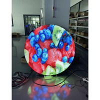 Smartyla — écran rond de télévision LED, pour l'intérieur et l'extérieur, de haute qualité, luminaire décoratif