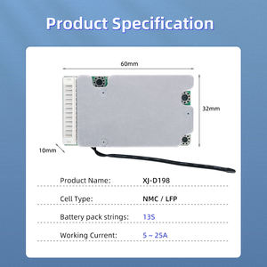 XJ 48V 13S 20Ah 25A 18650 전기 리튬 리튬폴리머 Lifepo4 배터리 팩 BMS 보호 보드 PCB 밸런스 24개월 보증 CE - Product Image 6