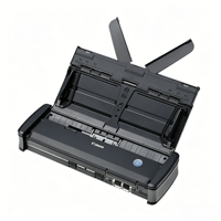 Scanner de documents portable Canon ImageFORMULA P-215II, alimentation USB, ADF recto-verso, scanner de cartes 20 feuilles, bureau mobile