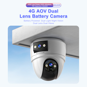 Vstarcam Caméra Dôme CCTV <span class=keywords><strong>Hybride</strong></span> Intelligente Double Lentille 6MP 3K Couleur Intégrale Carte SIM 4G Vision Nocturne Stockage Carte Mémoire Modèle OEM BG2DR - Product Image 4