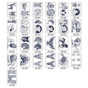 Autocollant de <span class=keywords><strong>tatouage</strong></span> temporaire semi permanent motif mignon tigre lion cerf <span class=keywords><strong>tortue</strong></span> requin lapin herba jus Jaguas autocollants de <span class=keywords><strong>tatouage</strong></span> - Product Image 3