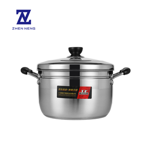 Casserole en acier inoxydable 201 de haute qualité, <span class=keywords><strong>20</strong></span> cm, compatible <span class=keywords><strong>induction</strong></span>, avec poignée, pour usage domestique et en restaurant - Product Image 4