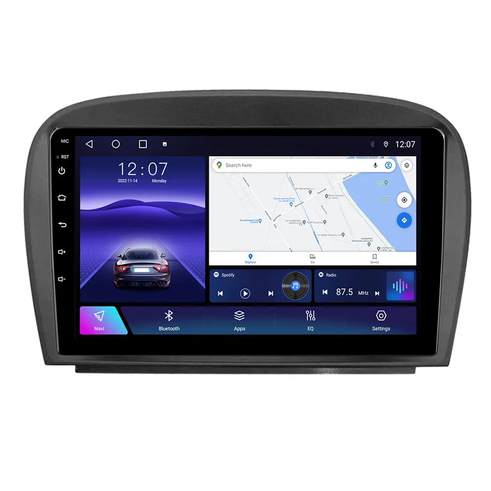 Mekede Car Video radio android para coche android car stereo con 360 fotocamera per BENZ SL R230 SL350 SL600 SL65 2001 2007