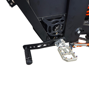 FMO Tuttio Soleil 01 Pedale Antiscivolo in Acciaio Inox, Lato Singolo Sinistro o Destro, Logo Personalizzato al Laser, Parti di Retrofit per <span class=keywords><strong>Moto</strong></span> Disponibili - Product Image 2