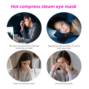 Maschera per Occhi in Cotone Premium Personalizzata con Marchio Privato - <span class=keywords><strong>Patch</strong></span> Monouso Autoriscaldante a Vapore (Certificato CE) Rilassante - Product Image 5