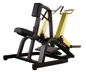 Equipo de gimnasio de fuerza de martillo cargado con placa de fila alta ISO-lateral comercial seguridad para ejercicio de brazos de culturismo en la espalda y el <span class=keywords><strong>pecho</strong></span> - Product Image 1