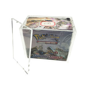 Présentoir de boîte de cartes à collectionner en acrylique TCG PTCG étui d'épée <span class=keywords><strong>et</strong></span> de <span class=keywords><strong>bouclier</strong></span> pour boîte de rappel de collection étui en acrylique - Product Image 2