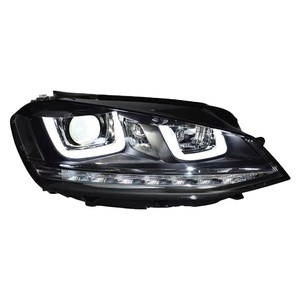 Gruppo Fari per Volkswagen <span class=keywords><strong>Golf</strong></span> <span class=keywords><strong>7</strong></span> MK7 2013-<span class=keywords><strong>2017</strong></span>, Fari LED con DRL, Lente a Doppio Fascio Bi-Xenon HID - Product Image 5