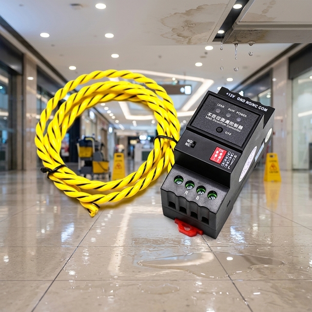 Speed Non-Positioning Water Leak Detection Alarm System Sensor Pipe Leakage Factory Warehouse Monitoring System SPD-WL02-PRO