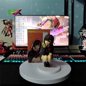 Figura Higehiro, Chica de Secundaria <span class=keywords><strong>Shoko</strong></span> Ogiwari en Pose de Cuclillas, Estatua en Caja, Modelo de Anime Coleccionable, Decoración de Escritorio, Regalo al por Mayor - Product Image 3