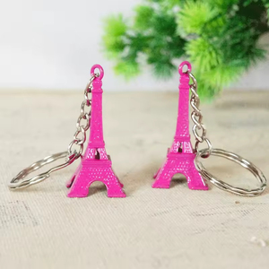Porte-clés Tour Eiffel en gros, mode, métal coloré, modèle de porte-clés Tour Eiffel 5 cm, souvenir de <span class=keywords><strong>Paris</strong></span> - Product Image 6