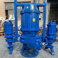 Pompe à boue submersible électrique monophasée 15 CV pour usage commercial, idéale pour le dragage de sable en eau profonde et la gestion des boues