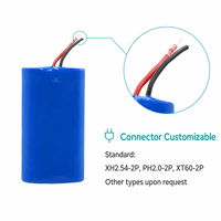 Paket Baterai Li-ion 18650 3.6V 6900mAh 1S2P dengan PCM untuk Alat Pijat Tanpa Kabel Custom OEM