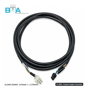 Kabel Harness Kustom 4.2mm 2*3Pin ke Konektor Molex 2.5mm 3Pin Kabel Berpelindung UL2464 untuk Peralatan Medis & Industri - Product Image 4