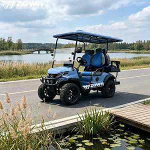 Carrito de Golf Eléctrico de 4 Ruedas, 10 Plazas, Batería de Litio de Largo Alcance, Motor de CA de 3/4/5KW, Venta al Por Mayor a Precio Económico - Product Image 1