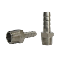 Raccord rapide en laiton pour tuyau, filetage mâle Bpst Bspp Npt 1/8 1/4 3/8 1/2, connecteur de tuyau à enfoncement