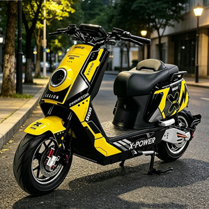 Moto électrique <span class=keywords><strong>Red</strong></span> <span class=keywords><strong>Bull</strong></span> PLUS, distance entre les roues avant et arrière étendue de 1455 mm, corps stable, conduite à haute vitesse sans oscillation - Product Image 5