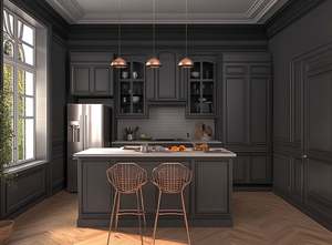 Meubles de cuisine modernes, table d'appoint en forme de L de luxe, étagère pour la maison, le bureau, le garage, unités d'étagères, accessoires de cuisine en aluminium - Product Image 3