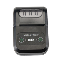 Printer Termal Mini USB Tipe C Portabel Mobile BT4.0 Paket Perangkat Lunak Gratis Termasuk Kertas Termal Stok