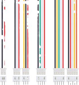 JST-XH Connector Kit, XH 2.54Mm 2/3/4/5 Pin Header Pria dan Wanita Konektor Plug Adapter dengan Kabel Kawat Datar 150Mm 24AWG Comp - Product Image 3