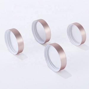 Pot en verre givré rose doré de luxe pour cosmétiques, avec couvercle, 2 oz, 10 grammes, 15 ml, 50 ml, 50 g, 20 g - Product Image 6