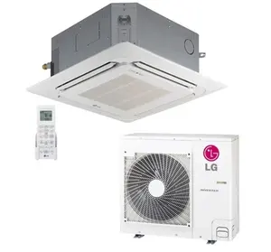 Gree/Midea/LG/Hisense Cassette Ceiling Air Conditioner 4 Way Air Flow T3/T1 Dc Inverter Airconditioner Cassette Outdoor 24000btu