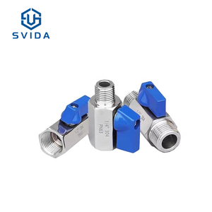 Stock 1/8'' 1/4'' 3/8'' Stainless Steel Female and Female FF <strong>Mini</strong> <strong>Ball</strong> <strong>Valve</strong> - Product Image 5