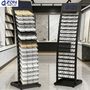 Expositor de Piso para Azulejos de Cerámica de Alta Calidad, Gran Capacidad, para Muestras de Mármol Artificial y Losas de Cuarzo, para Salas de Exhibición - Product Image 1