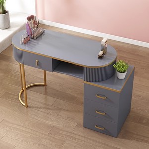 Table de Manucure en Bois avec Armoire de Rangement, Table à Ongles Personnalisée pour Chambre à Coucher – Offre Spéciale Salon de Manucure - Product Image 6