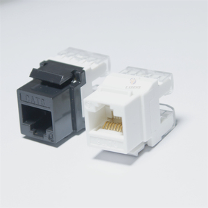 Dual IDC <span class=keywords><strong>siemon</strong></span> 180 độ <span class=keywords><strong>Keystone</strong></span> CAT5e CAT6 cat6A UTP FTP Modular <span class=keywords><strong>Jack</strong></span> - Product Image 1