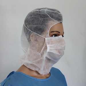 Capuche d'astronaute PP pour atelier de l'industrie alimentaire Casquette <span class=keywords><strong>Astro</strong></span> non tissée avec masque facial - Product Image 5