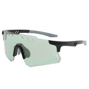 Xsy Cycling Sunglasses Polarized TAC Lens UV400 Windproof Outdoor Sports Eyewear Type 3 Sunshades <b>Grey</b> <b>Frame</b> - Product Image 3