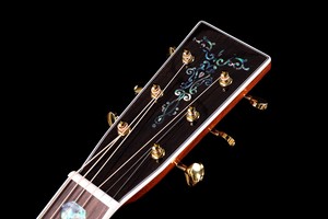 Guitare acoustique pleine bois GA45, manche en acajou, table en épicéa massif, couleur jaune vintage, qualité professionnelle, vente chaude - Product Image 5