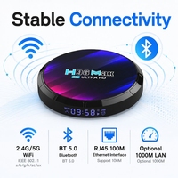 Boîtier TV Android 13 H96 Max RK3528 4K WiFi 6 BT 5.0 HDR10 8K H.265 Lecteur multimédia avec décodage