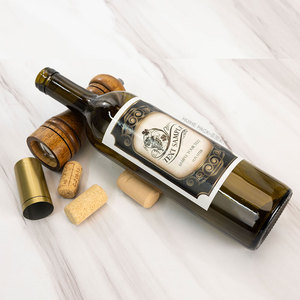 Bouteille de vin rouge <span class=keywords><strong>Bordeaux</strong></span> en verre de 0,75 litre à col long et goulot en liège, vente en gros Chine, avec étiquette personnalisée - Product Image 3