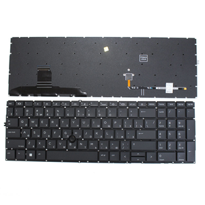 Clavier d'ordinateur portable pour 850 G7, disposition US RU, rétroéclairage avec trackpoint - Product Image 2