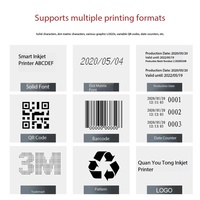 Printer Inkjet Genggam Manual 600dpi Efisien dengan Layar Sentuh dan Baterai Isi Ulang untuk Penggunaan Pabrik