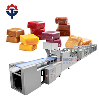 Machine industrielle de fabrication de bonbons et de toffee TG, ligne de production de toffee entièrement automatique avec fonctions de cuisson, de formage et d'emballage