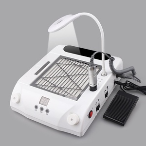 48W 6-in-1 Professional Nail Art Machine UV LED Lamp Dust Collector Light Hand <b>Pillow</b> Manicure Tool - Product Image 6