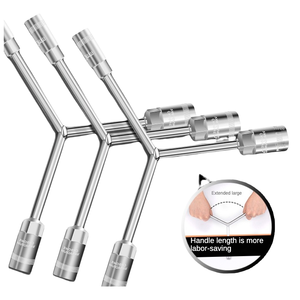 Chất Lượng Cao Carbon Thép Ba Ngã Ba Ổ Cắm Cờ Lê Có Thể Điều Chỉnh Metric Xe Công Cụ Sửa Chữa Chrome Tùy Chỉnh Công Nghiệp Sử Dụng OEM - Product Image 2