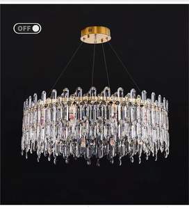 Lámpara de Araña Moderna Italiana de Lujo, de Hierro Cuadrado, Blanco Cálido, con Control Remoto, Altura Ajustable, <span class=keywords><strong>para</strong></span> Hotel, Hogar, Interior - Product Image 4